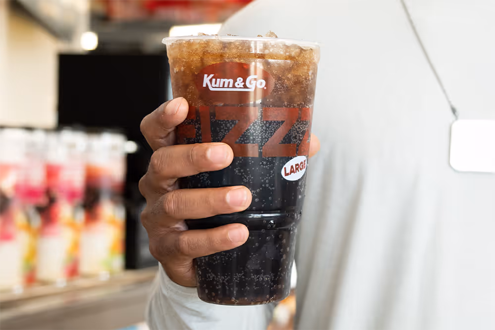 89¢ Large Fountain Drinks!